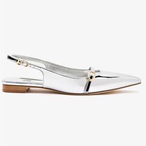 NWT Larroude Slingback Flat